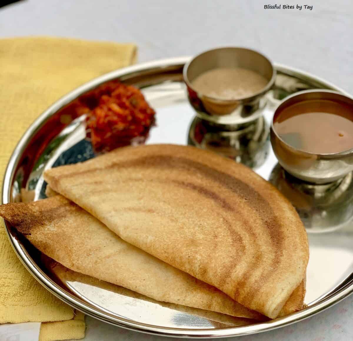 Steel Cut Oats Dosa Blissful Bites by Tay