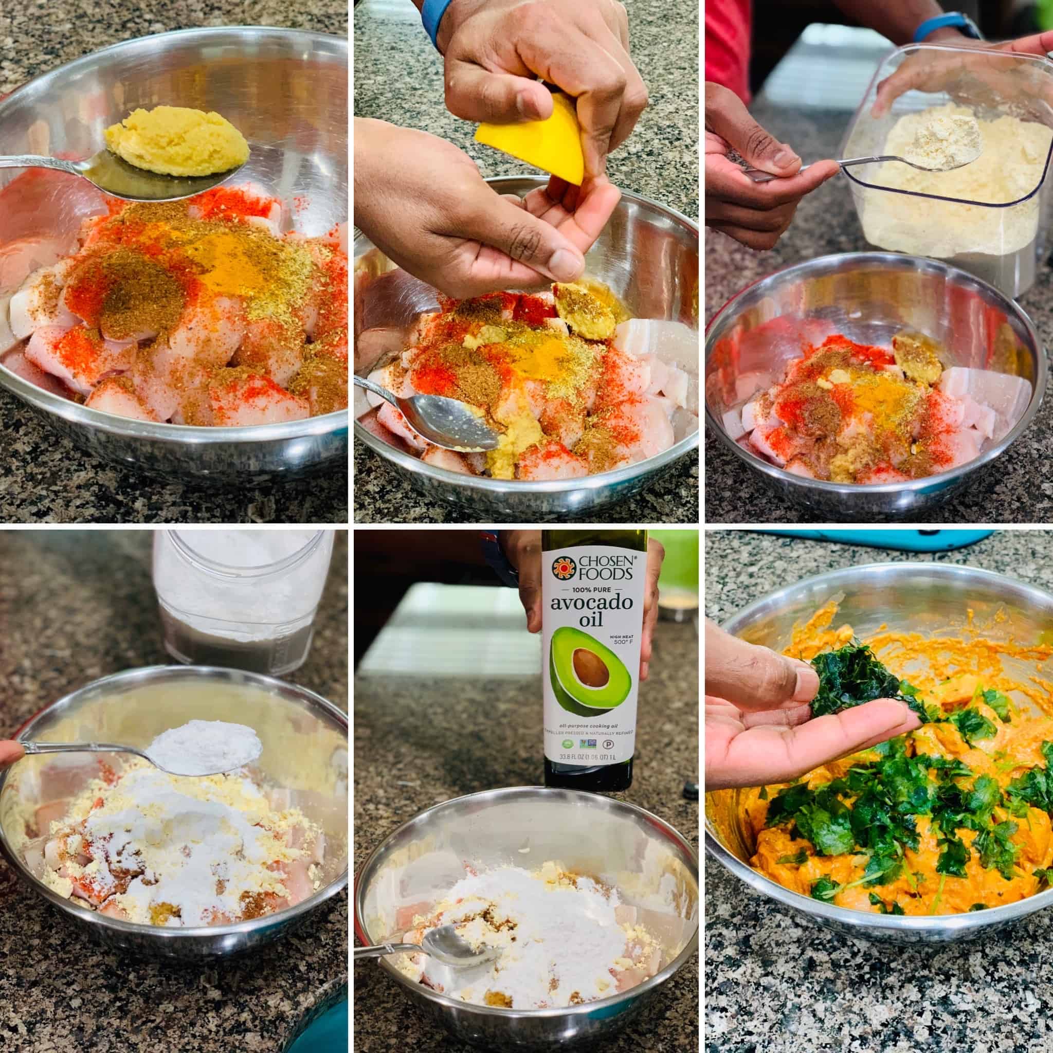 Chicken pakoda 5 marination gallery.