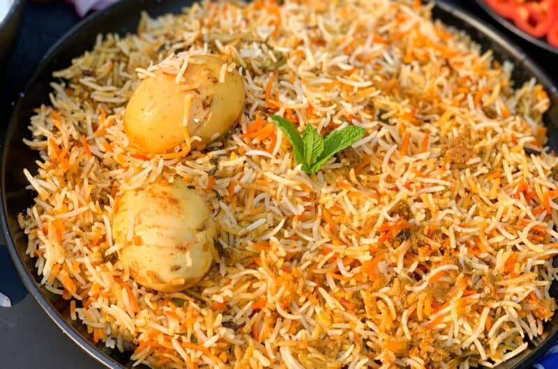 Egg Dum Biryani