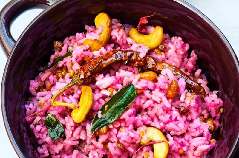 Cranberry Pulihora/ Cranberry Rice