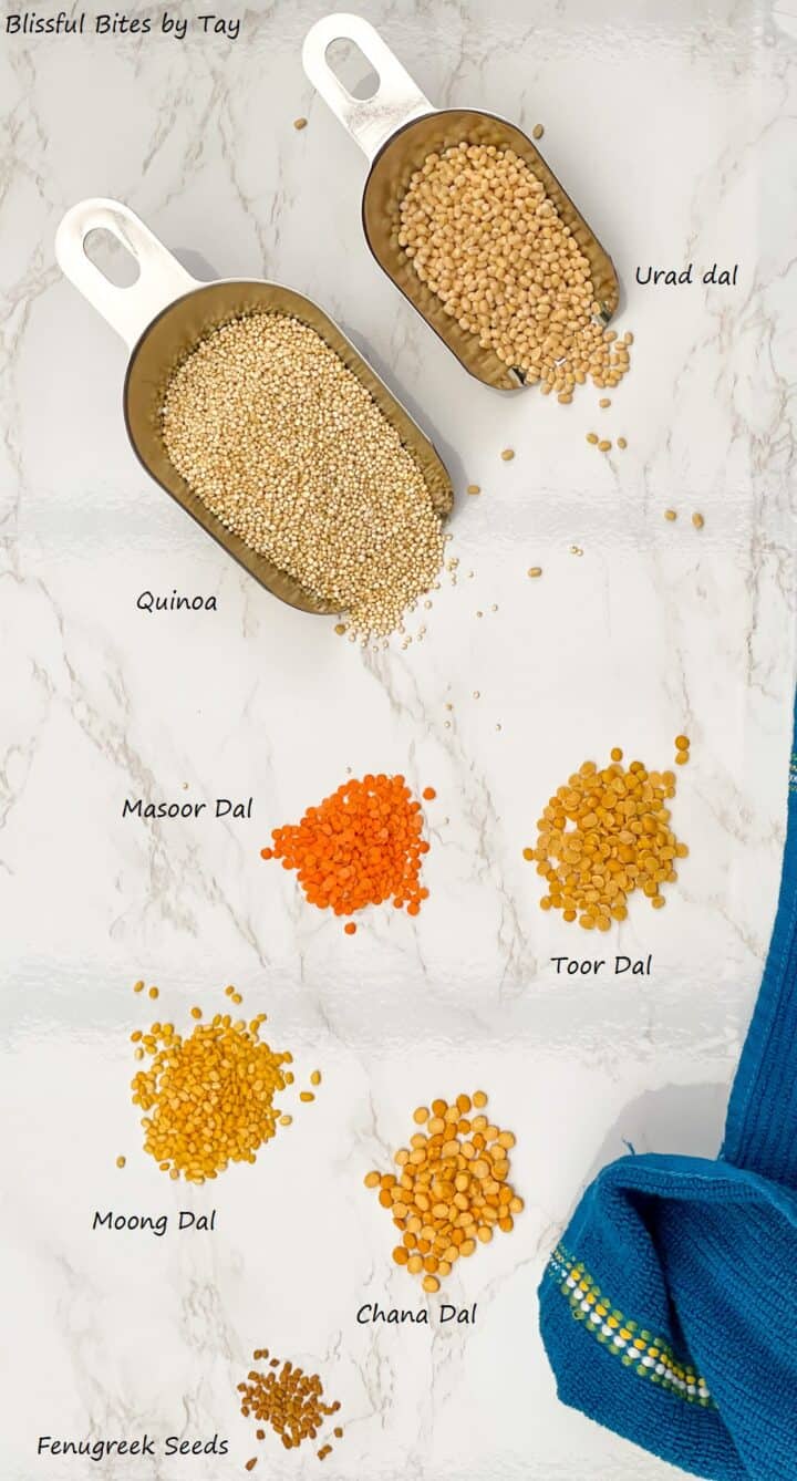 Quinoa and Lentils Dosa Blissful Bites by Tay