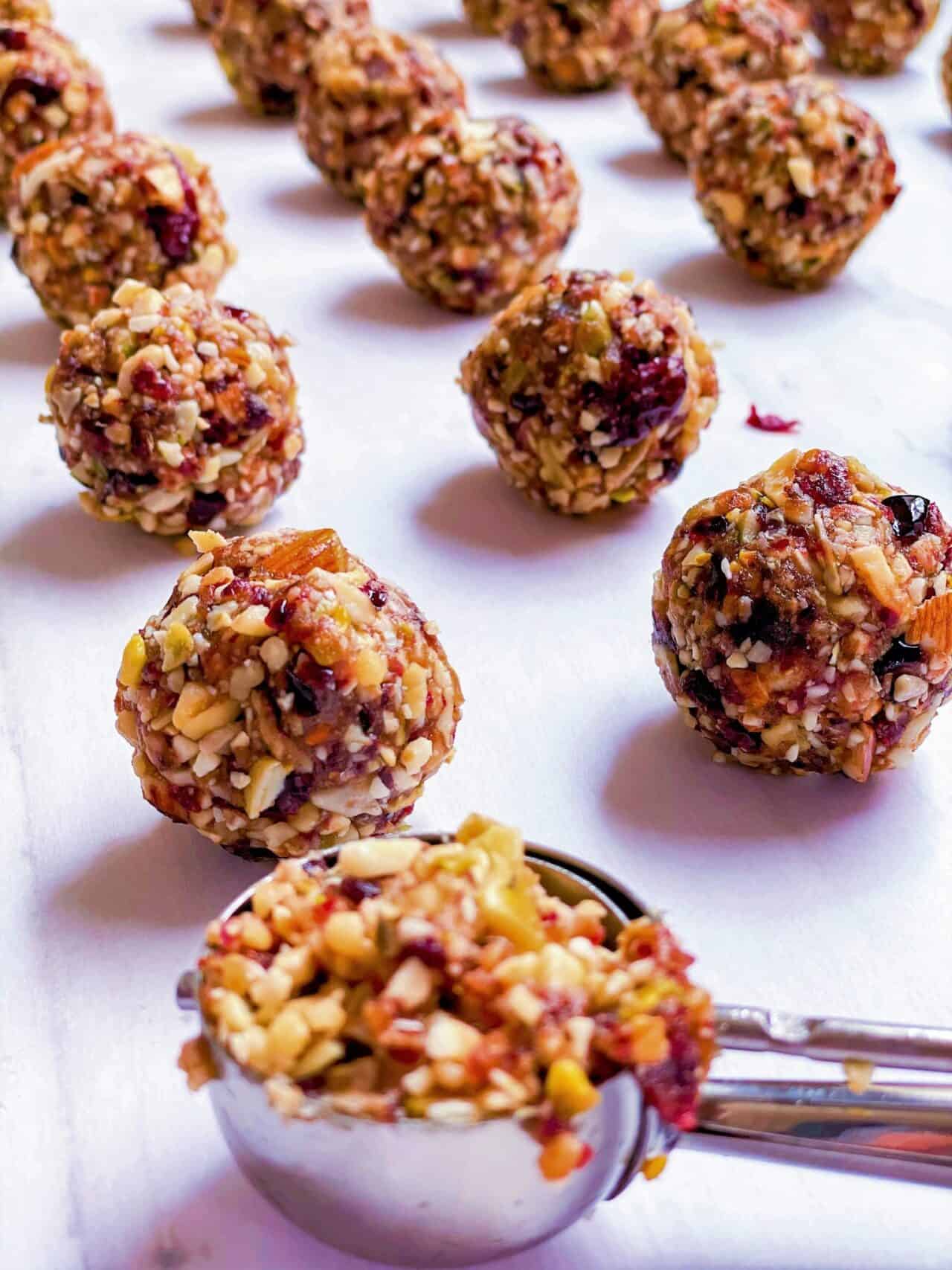 Date, Nut and Seed Energy Balls Blissful Bites by Tay